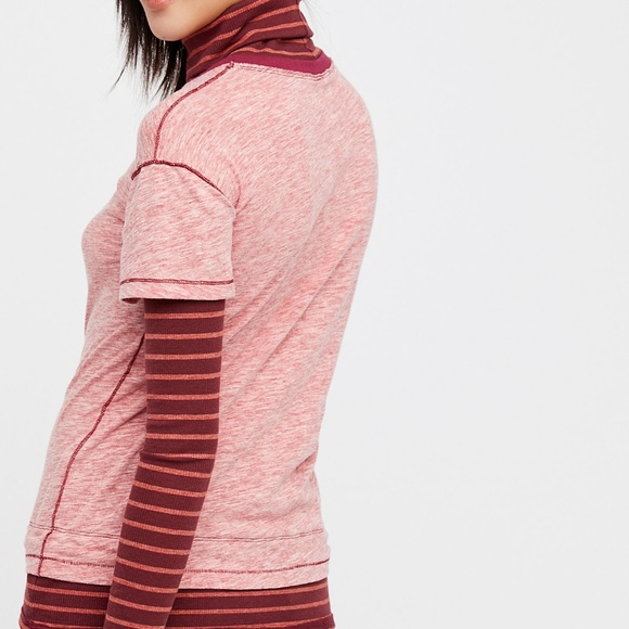 Free People Tops - Free People Piper Twofer Turtleneck Long Sleeve